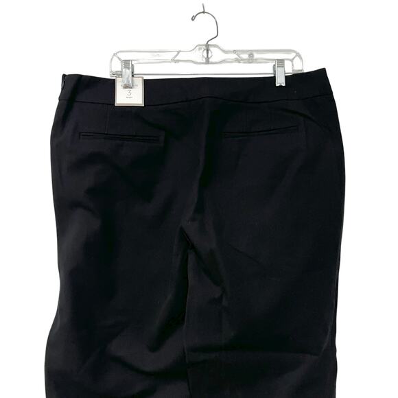 NWT CHICO'S Black Ultimate Fit Getaway  Pants Side Zip Slimming Sz XL (3) Short - Picture 5 of 9